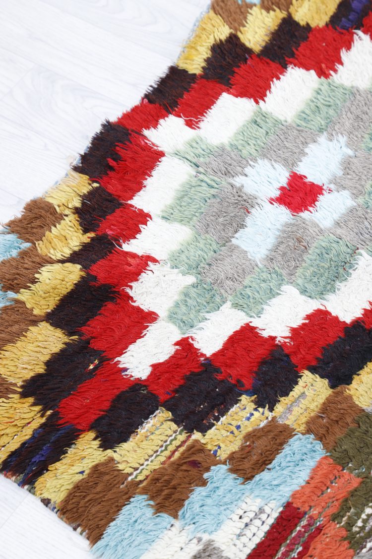 Colorful Checkered Rug - Image 6