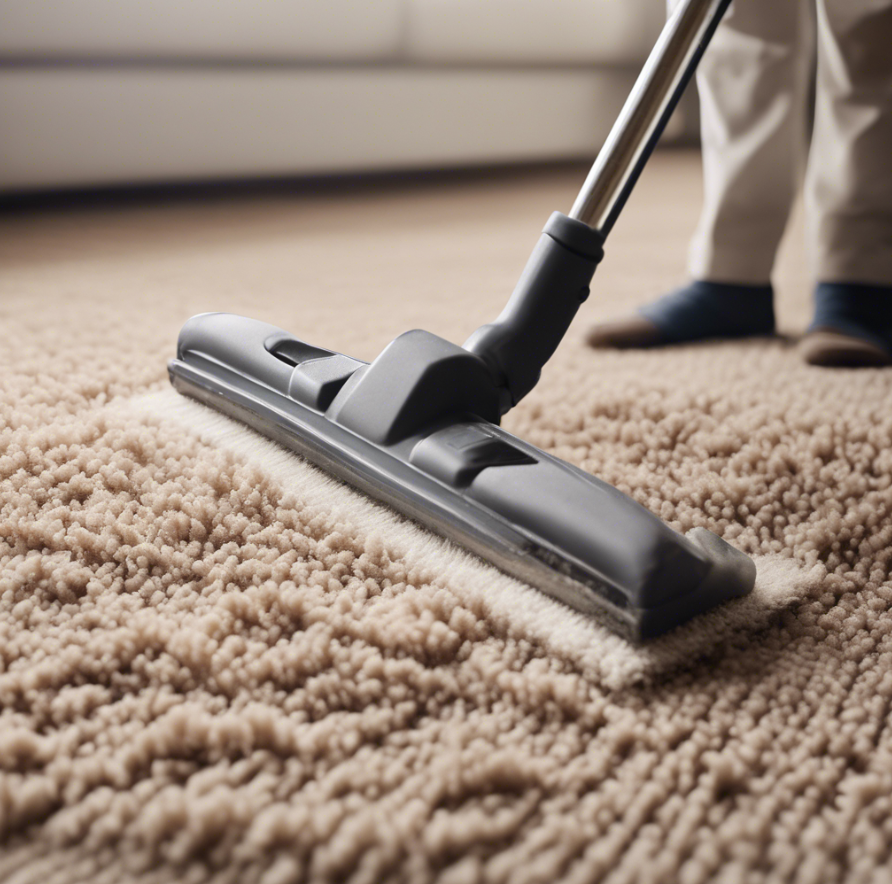 Maintaining wool Berber carpet with regular cleaning