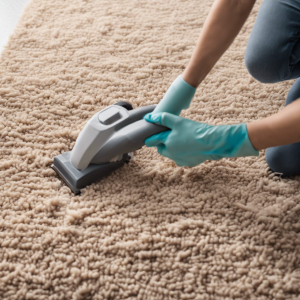 Steam cleaning Berber carpet for deep cleaning