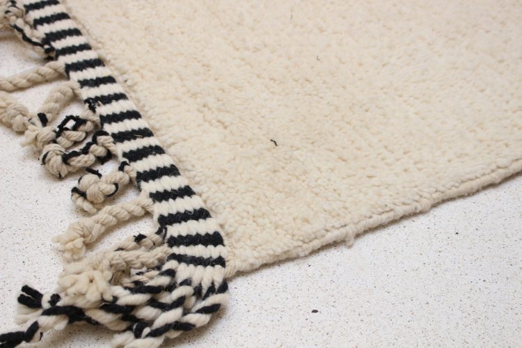 Custom Beni Ourain Rug handwoven from natural wool with geometric patterns customized to your style.