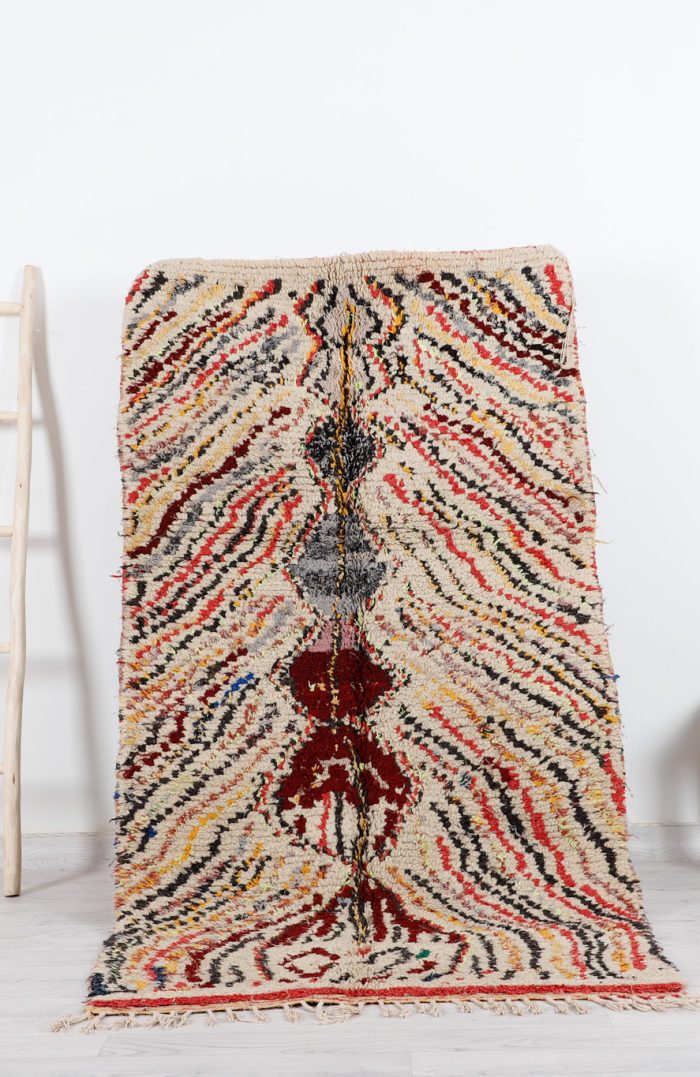 Vintage Moroccan Rug - Handcrafted with intricate patterns