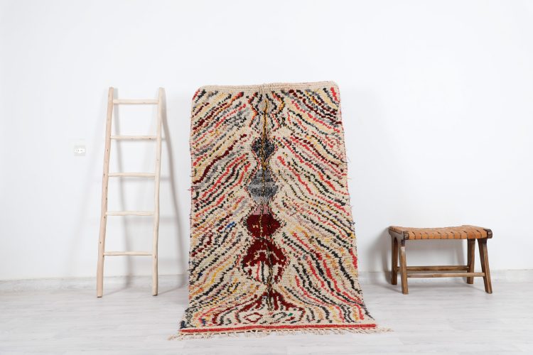 Vintage Moroccan Rug - Handcrafted with intricate patterns