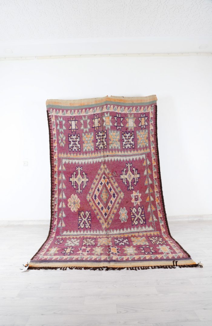 Vintage Area Rug - Handwoven with intricate patterns