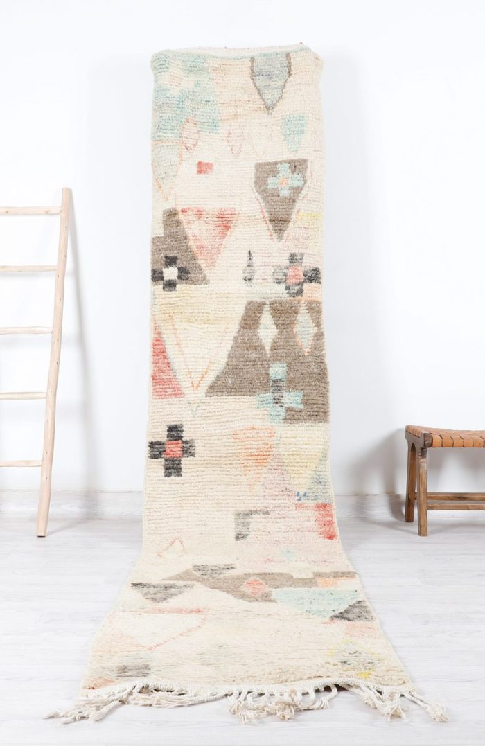 Vintage Runner Rug - Handwoven with intricate vintage patterns