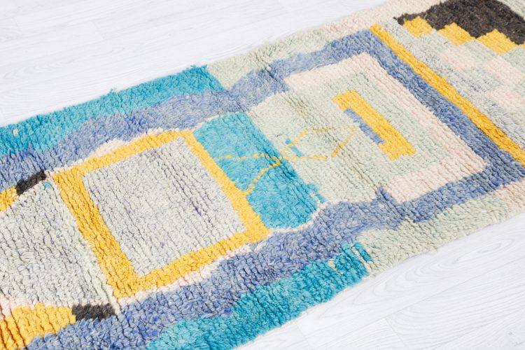 Vintage Blue Runner Rug - Image 5