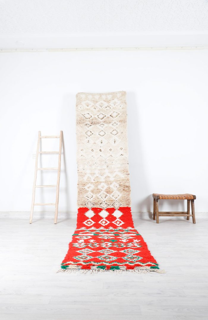 Vintage Style Runner Rug - Handwoven with intricate patterns