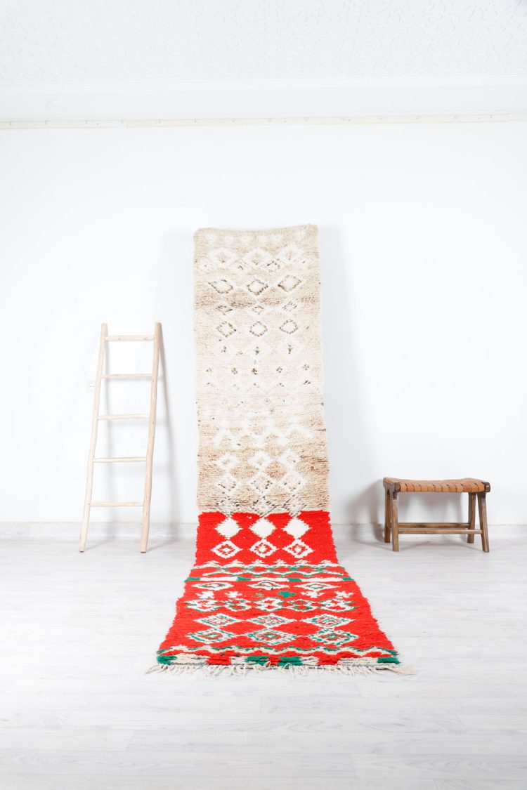 Vintage Style Runner Rug - Handwoven with intricate patterns