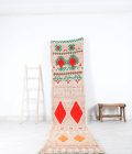 Vintage Style Runner Rug - Handwoven with intricate patterns