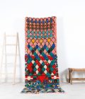 Colorful Vintage Runner - Handwoven with vibrant colors and intricate patterns