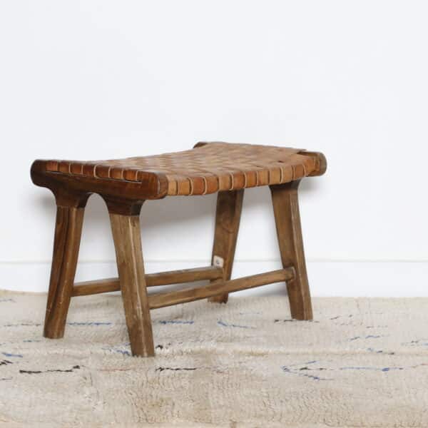 Handmade Azilal Rug 7.2×4.2 ft – Moroccan Berber Minimalist Cream Wool with Subtle Motifs - Image 3