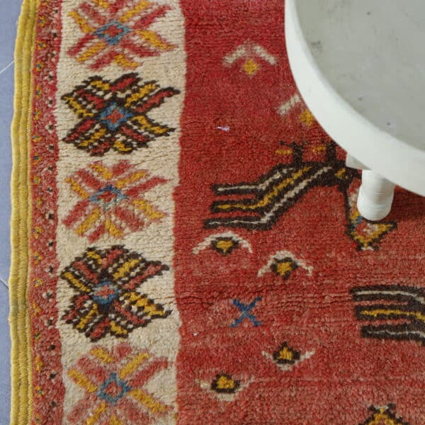 Handmade Moroccan Taznakht Rug 5.7×3.4 ft – Berber Wool, Tribal Atlas Design - Image 5