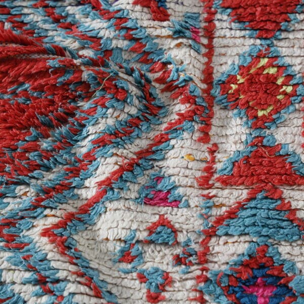 Azilal Rug 12.9×4.6 ft – Moroccan Handwoven Wool with Geometric Patterns - Image 7