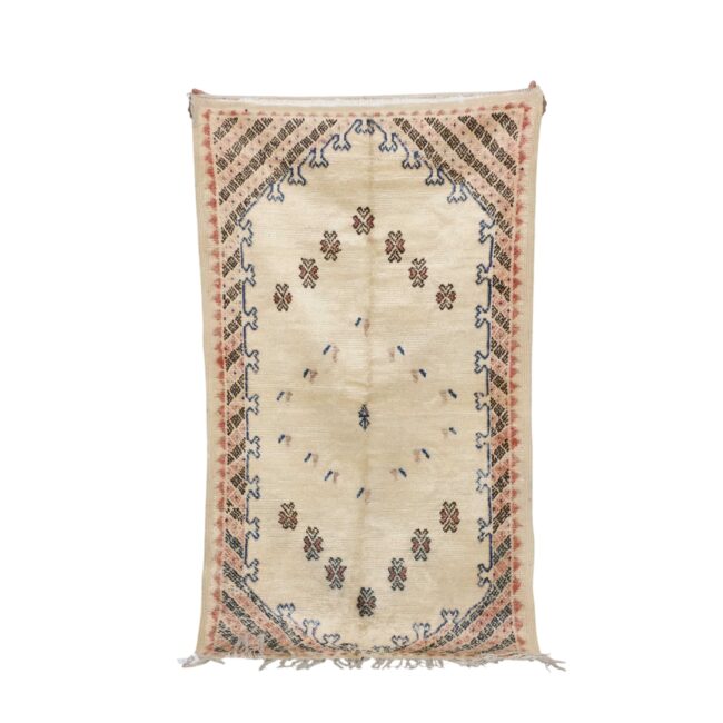 light tone Taznakht rug 5.4×3.0 ft hand-knotted wool