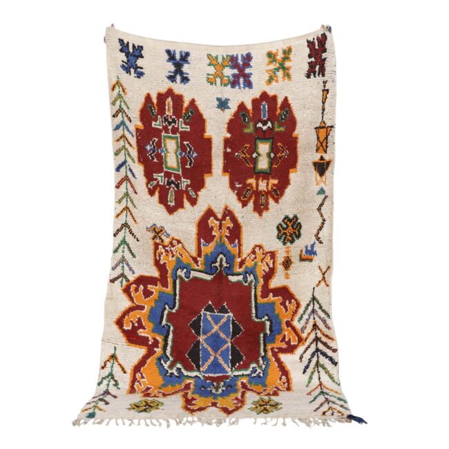 vintage Moroccan Marmoucha rug 7.3×3.8 ft