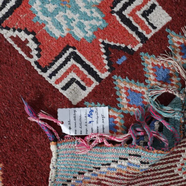 Handmade Azilal Rug 6.9×4.7 ft – Moroccan Berber Tribal Design - Image 4