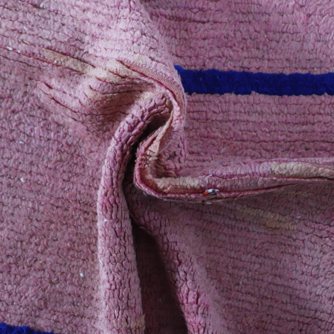 Pink Boujaad Rug 9.5×3.6 Ft – Vintage Moroccan Handmade - Image 5