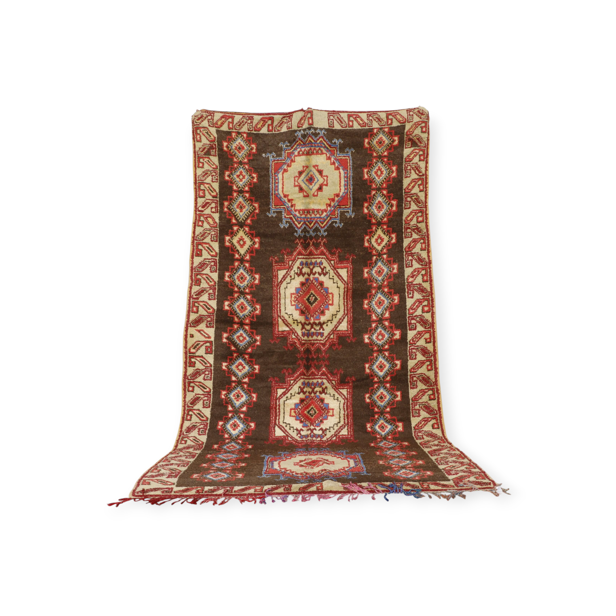 Taznakht Carpet 9.8×5.3 Ft Handmade Moroccan Wool