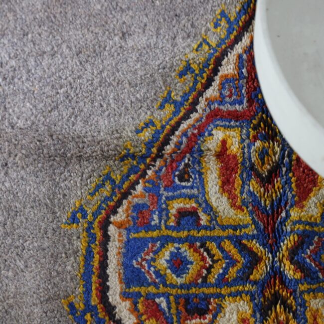 Old Taznakht Rug 5.1×3.1 Ft – Vintage Moroccan Wool - Image 5