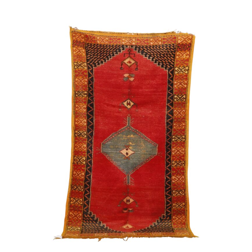 New Taznakht Rug 6.3×3.5 Ft – Handmade Moroccan Wool