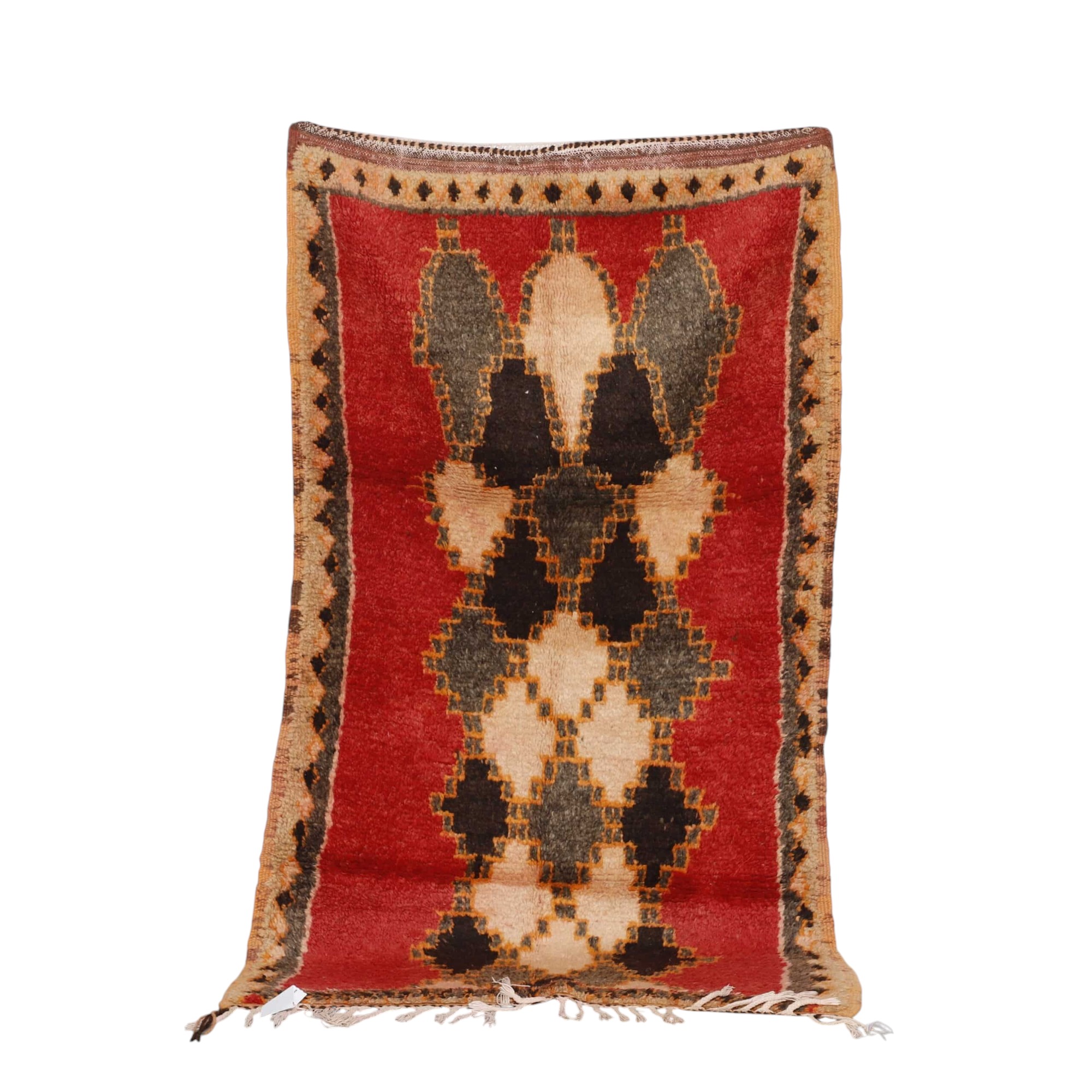 Taznakht Vintage Rug 5.7×3.2 Ft Handmade Wool