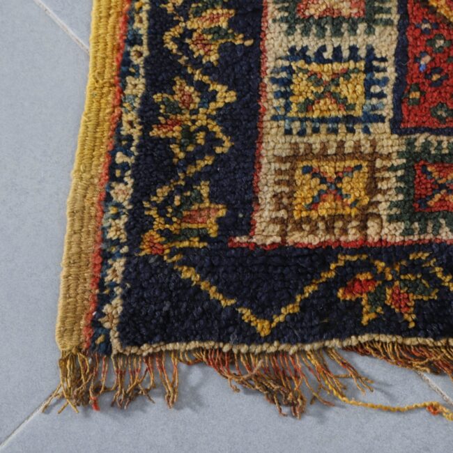 Old Taznakht Rug 5.1×3.1 Ft – Vintage Moroccan Wool - Image 7