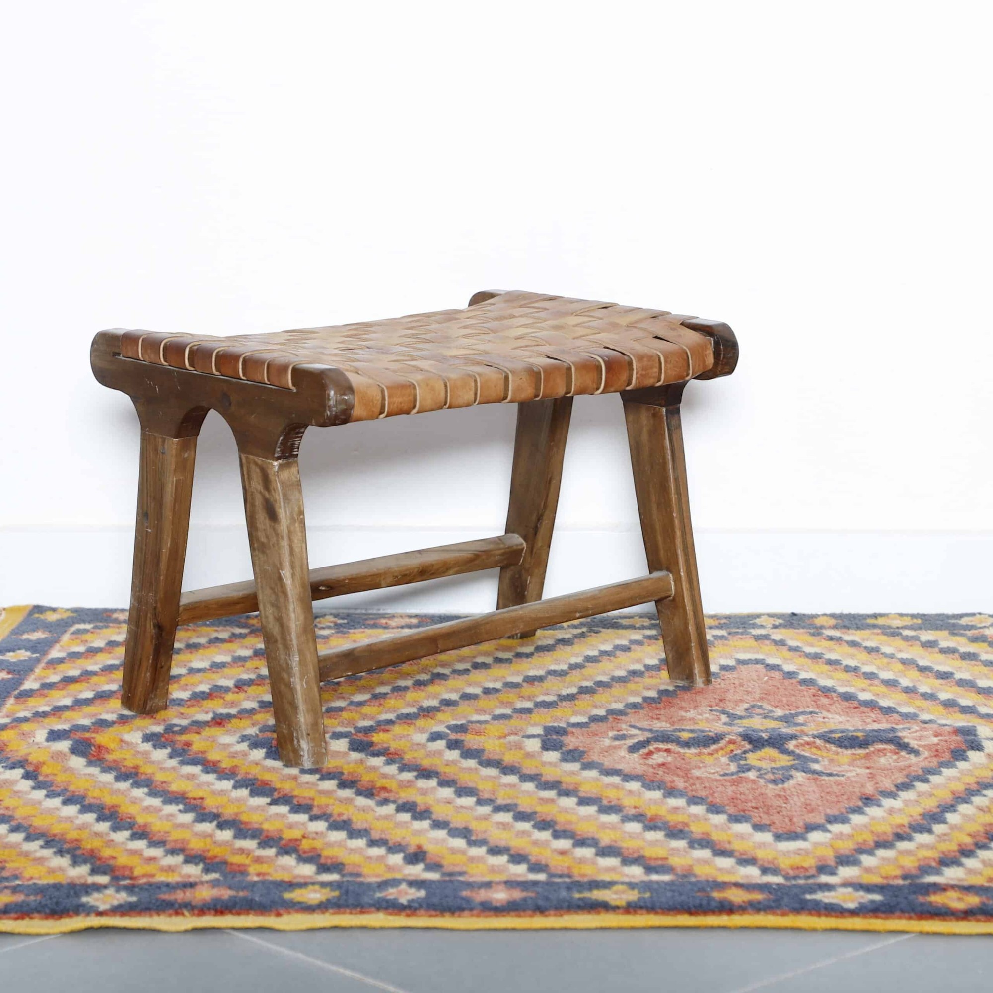 New Checkered Taznakht Rug – Handmade Moroccan Carpet - Image 3