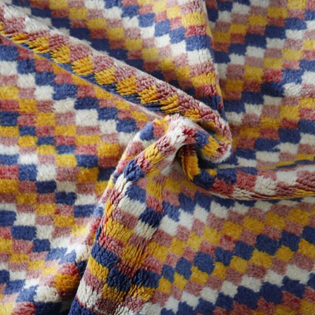 New Checkered Taznakht Rug – Handmade Moroccan Carpet - Image 4