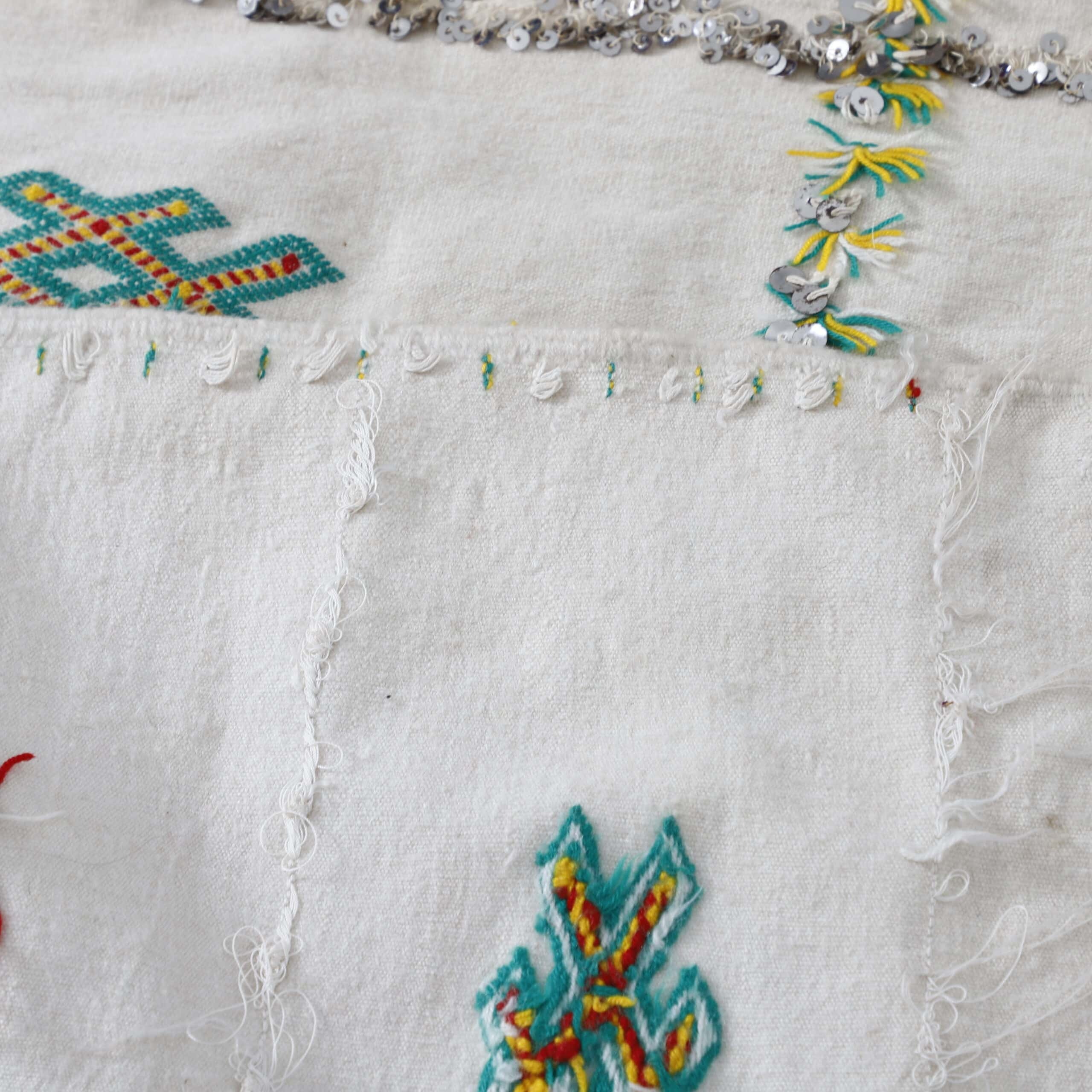 Wedding Blanket 7.4×4.9 Ft – Moroccan Handira Wool - Image 4