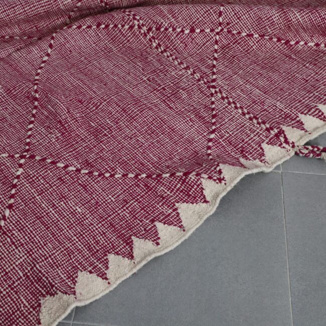 Zanafi Kilim Rug 10.3×6.2 Ft – Handwoven Moroccan Rug - Image 5