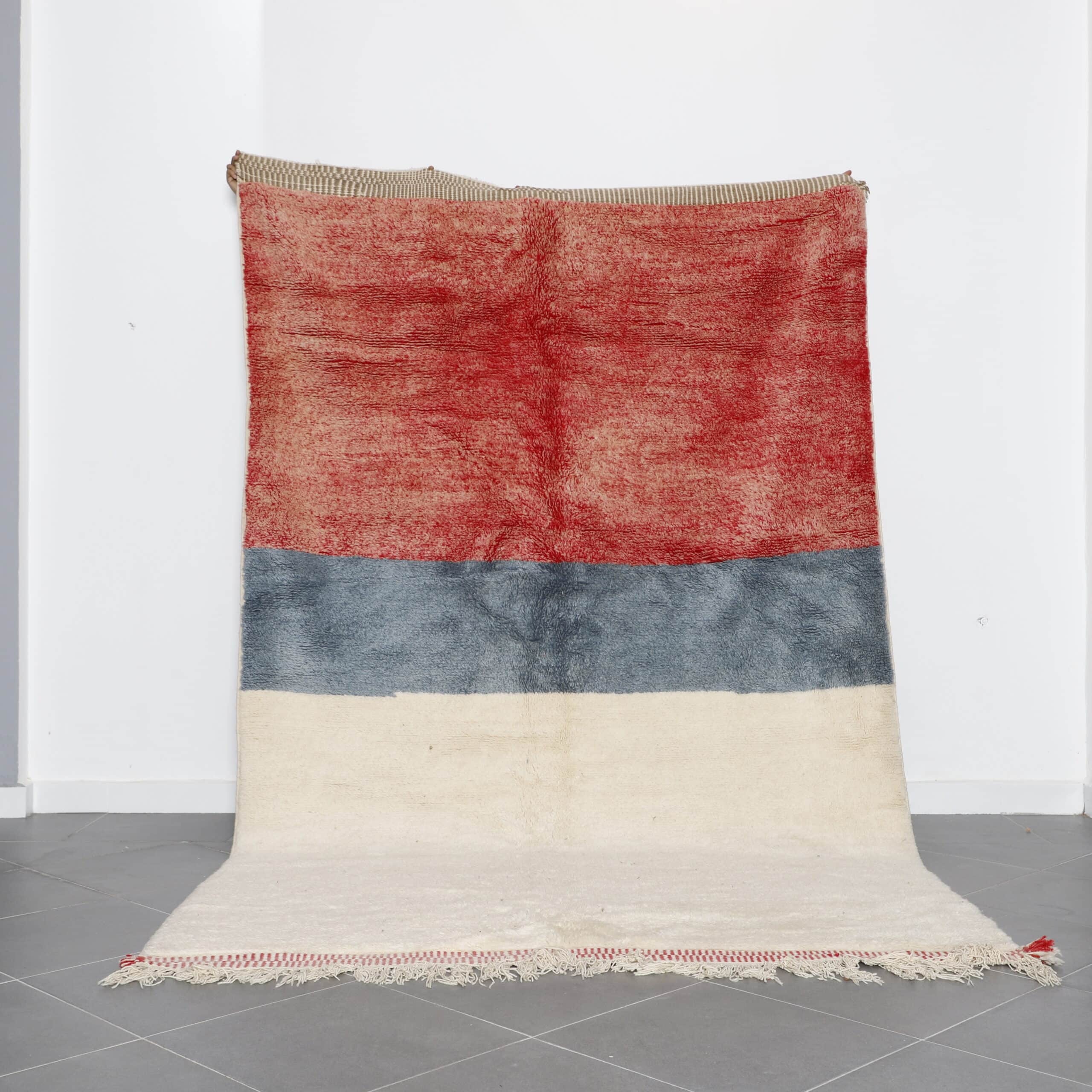 Taznakht Rug 10.8×6.4 Ft Handmade Moroccan Wool