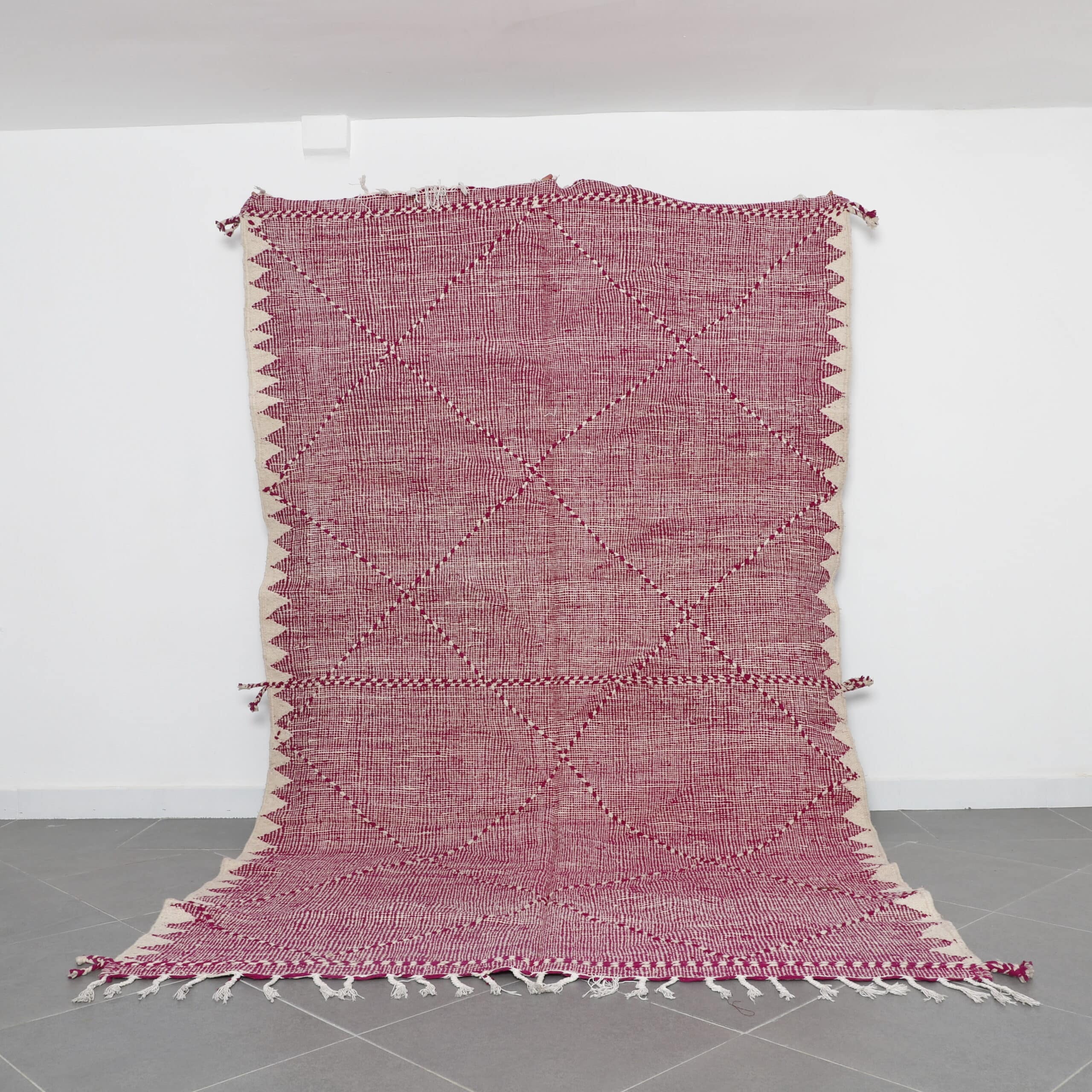 Zanafi Kilim Rug 10.3×6.2 Ft handwoven Moroccan wool