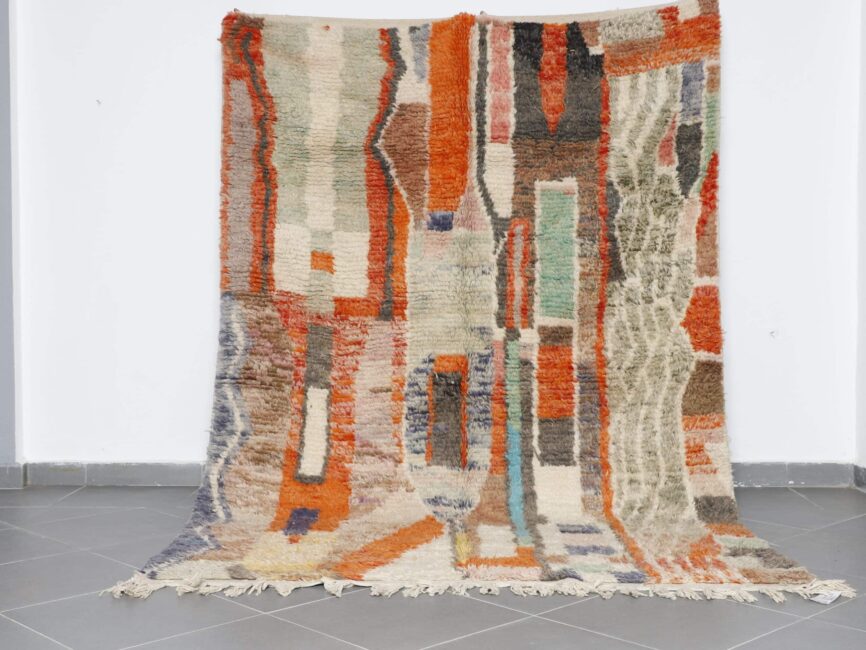 Boujaad Carpet 9.4×6.4 Ft Moroccan Rug