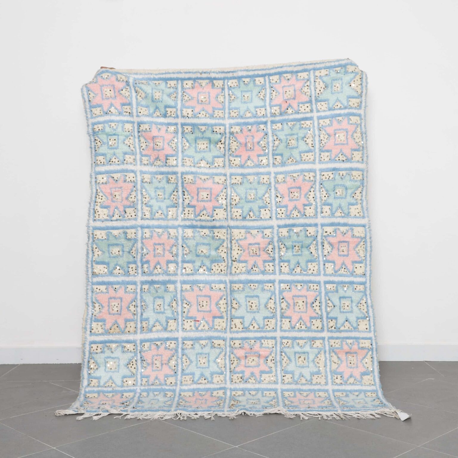 Moroccan Wedding Blanket 6.7×5.0 ft