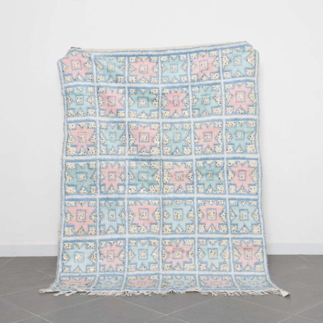 Moroccan Wedding Blanket 6.7×5.0 ft