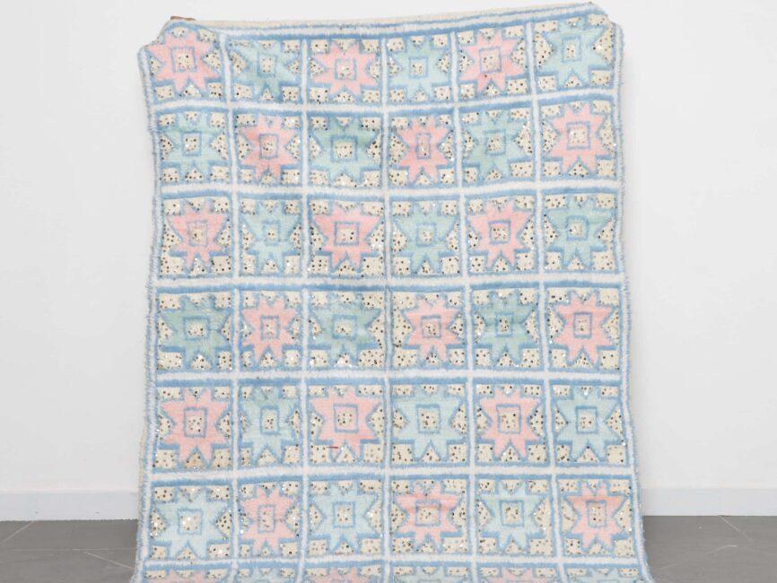 Moroccan Wedding Blanket 6.7×5.0 ft