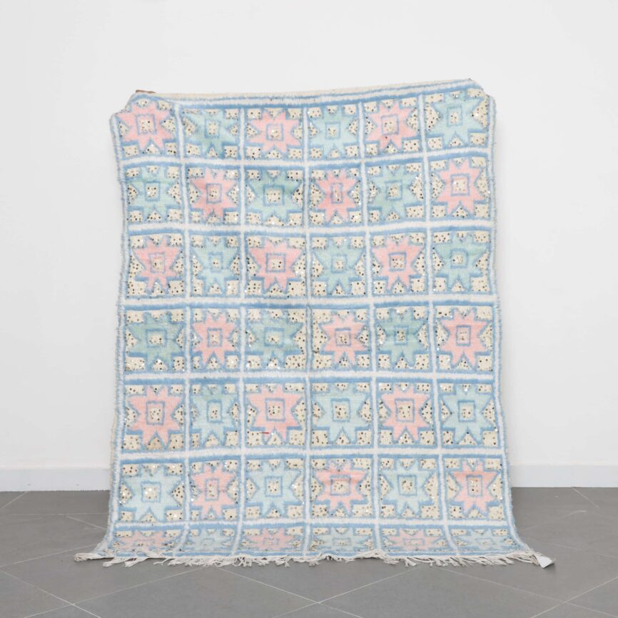 Moroccan Wedding Blanket 6.7×5.0 ft