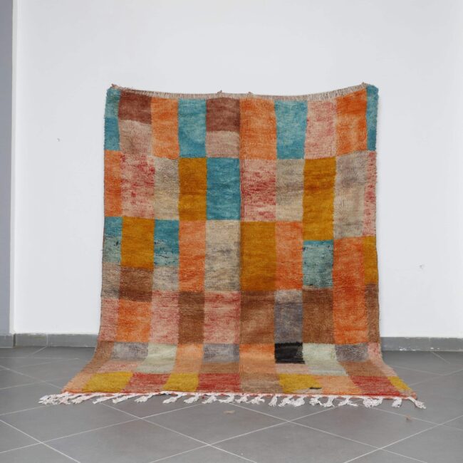 Boujaad Carpet 9.5×6.6 Ft Moroccan Handmade Rug