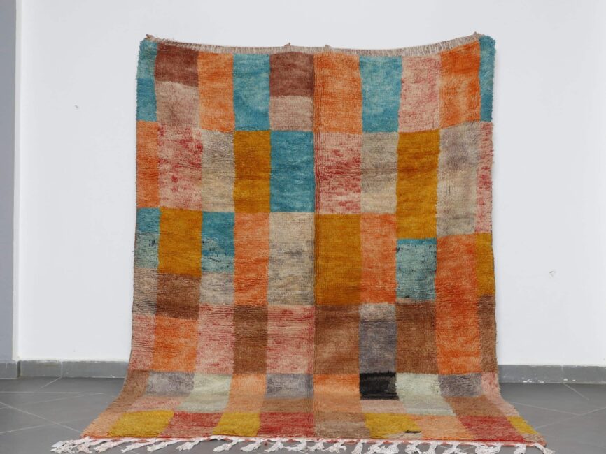 Boujaad Carpet 9.5×6.6 Ft Moroccan Handmade Rug