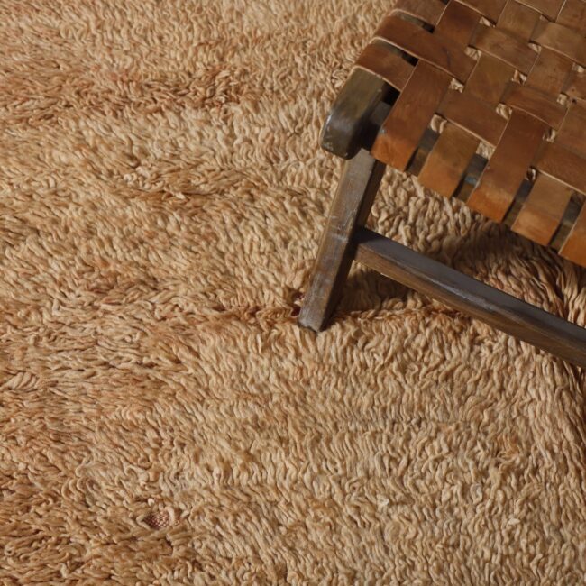 Vintage Moroccan Rug 9.4×4.6 Ft – Handcrafted Wool Carpet - Image 4