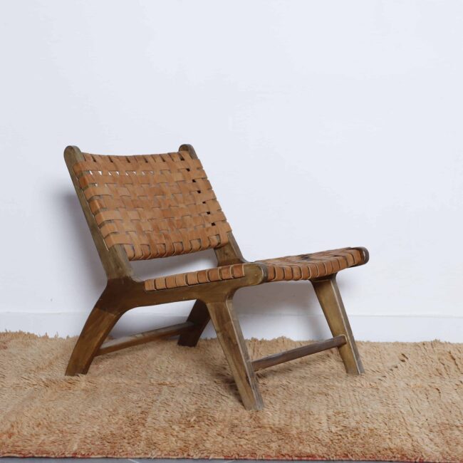 Vintage Moroccan Rug 9.4×4.6 Ft – Handcrafted Wool Carpet - Image 3