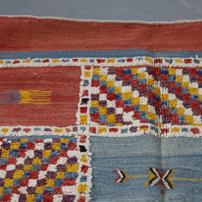 Boujaad Rug 7.9×5.1 ft – Handmade Moroccan Wool Carpet - Image 4