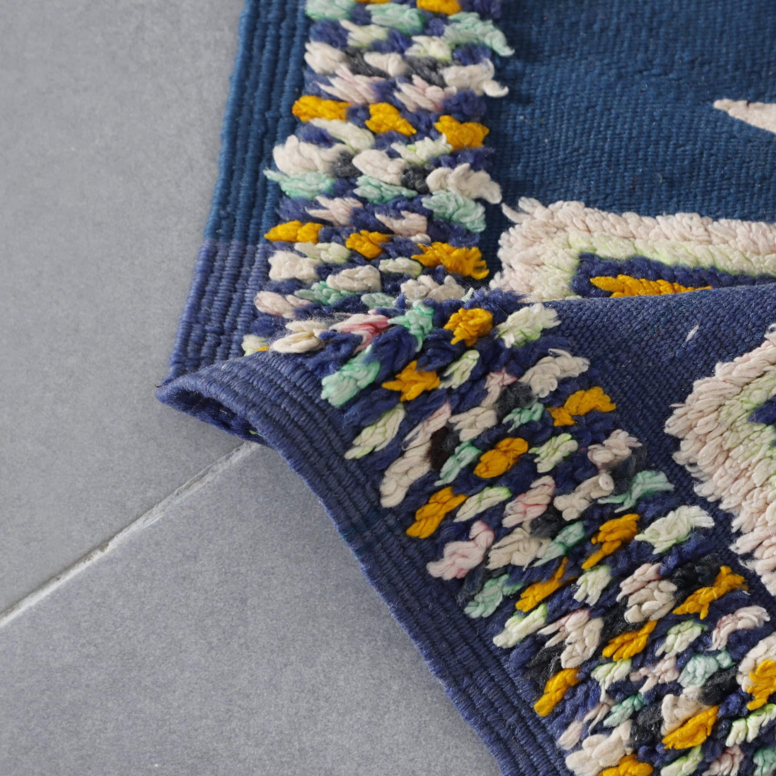 Vintage Kilim Rug 8.0×4.6 Ft – Handmade Moroccan Wool - Image 6