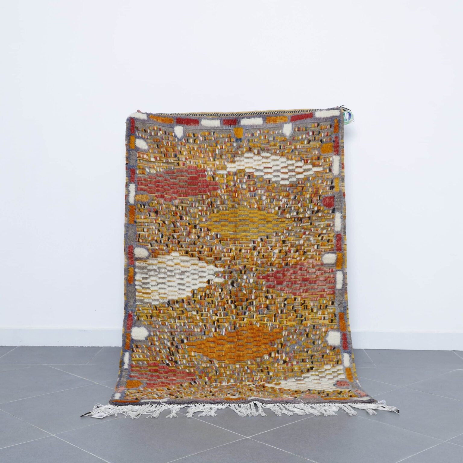 Taznakht Kilim Rug 5.6×3.6 Ft handmade Moroccan wool