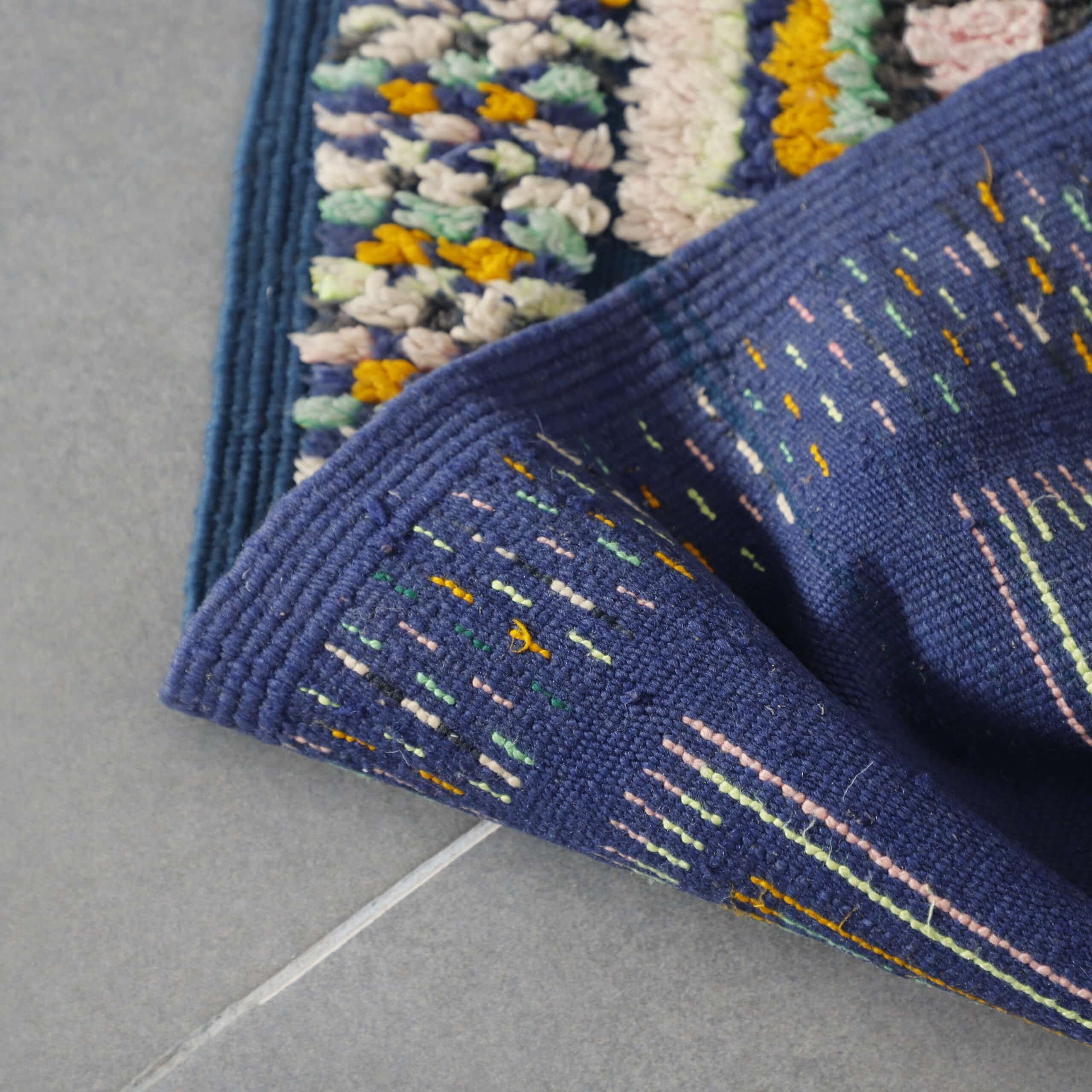 Vintage Kilim Rug 8.0×4.6 Ft Moroccan Handmade Wool