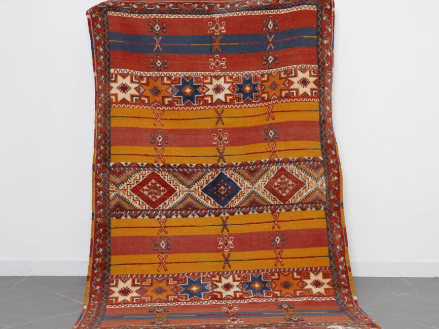 Glaoui Rug 7.9×4.9 Ft Moroccan Handwoven Carpet