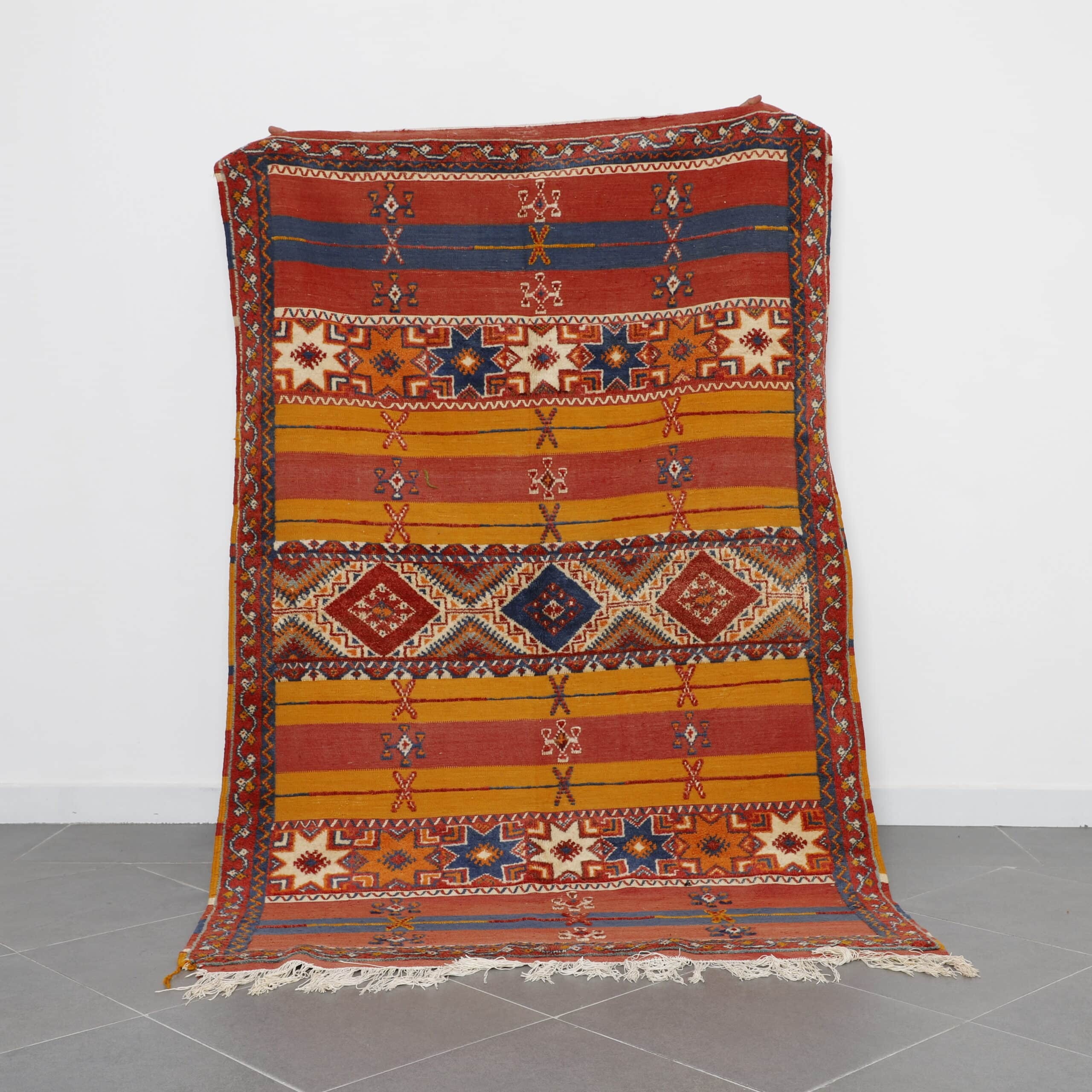 Glaoui Rug 7.9×4.9 Ft Moroccan Handwoven Carpet