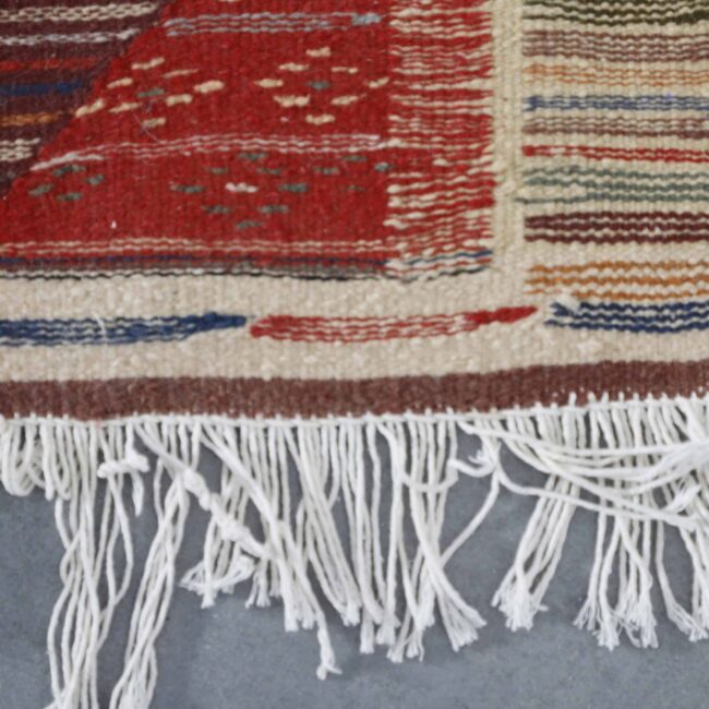 Kilim Rug Picasso 4.9×3.3 Ft – Handmade Moroccan Wool - Image 4