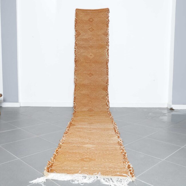 Zanafi Runner 16.4×2.5 Ft Handmade Moroccan Wool Rug