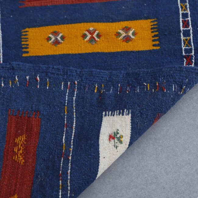Akhnif Kilim Rug 6.7×3.8 Ft – Handwoven Moroccan Wool - Image 2