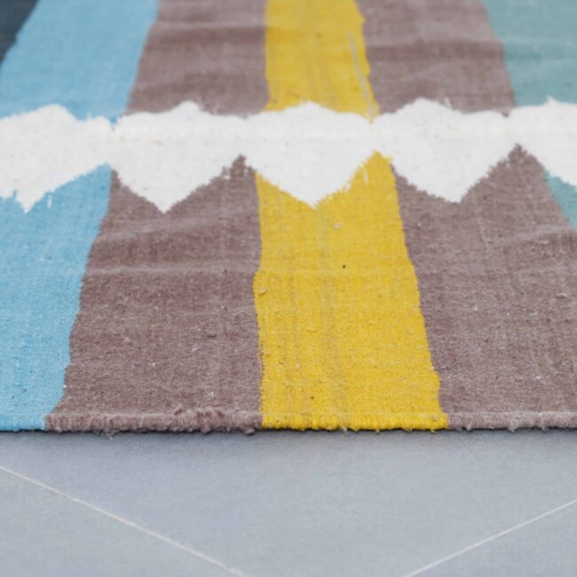 Boujaad Kilim Rug 9.5×6.2 Ft - Image 8